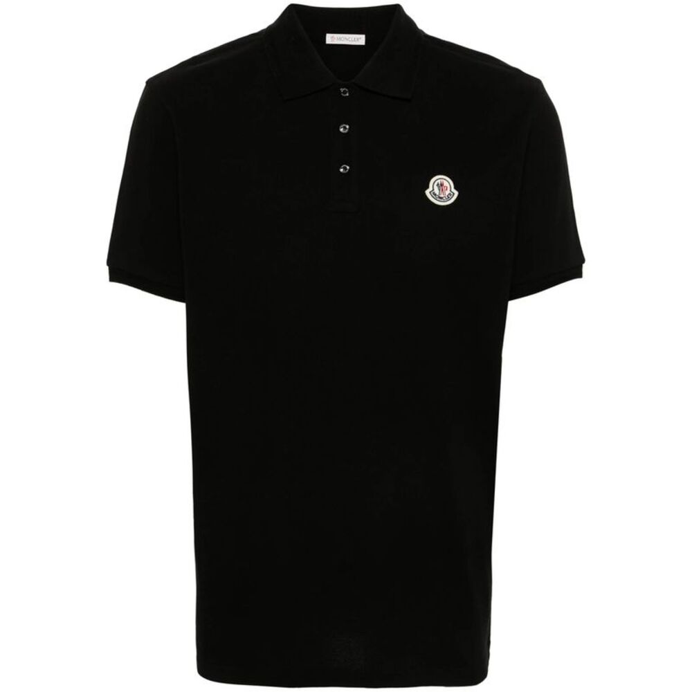 Moncler Black Polo Shirts Men